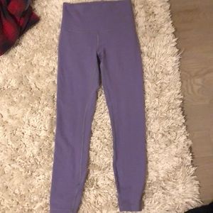 Purple Full length lululemon pants